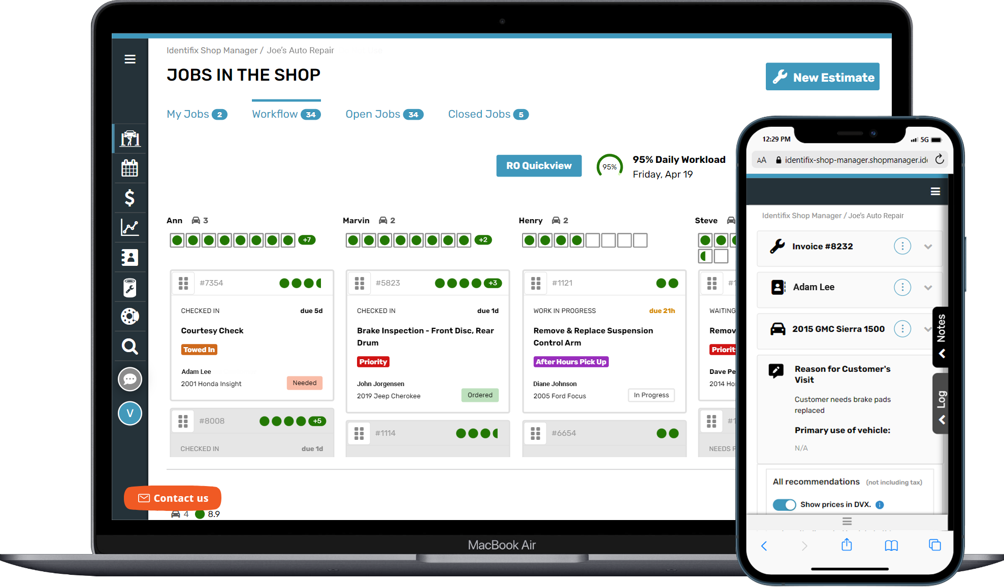 Identifix shop manager auto repair shop management software from identifix